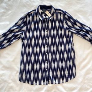 NWT Talbots Striped Blouse